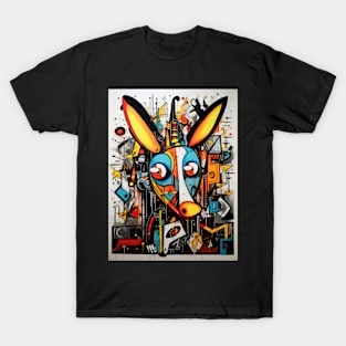 Cartoon Aardvark Graffiti #1 T-Shirt